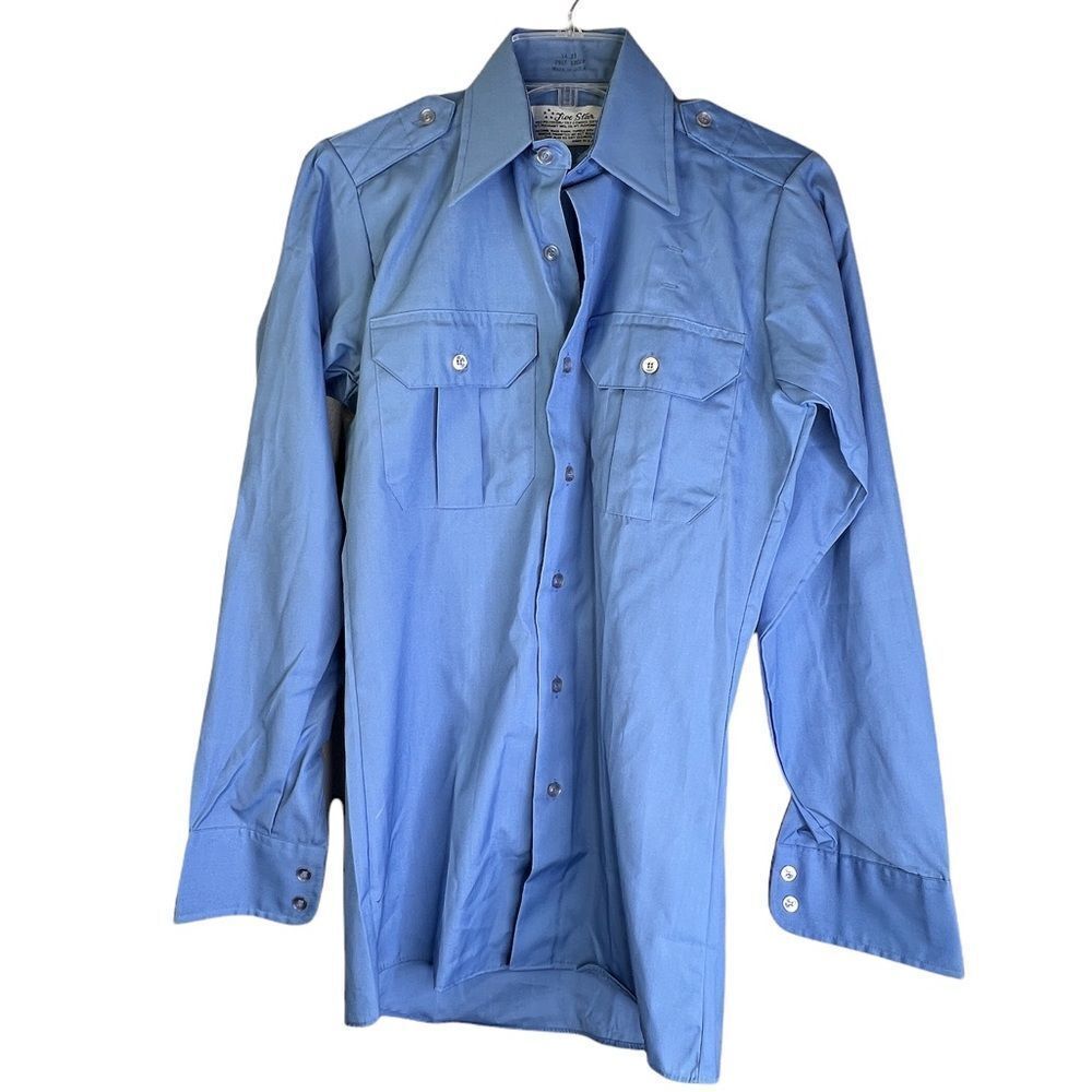 Five‎ Star Blue Uniform Shirt nwot